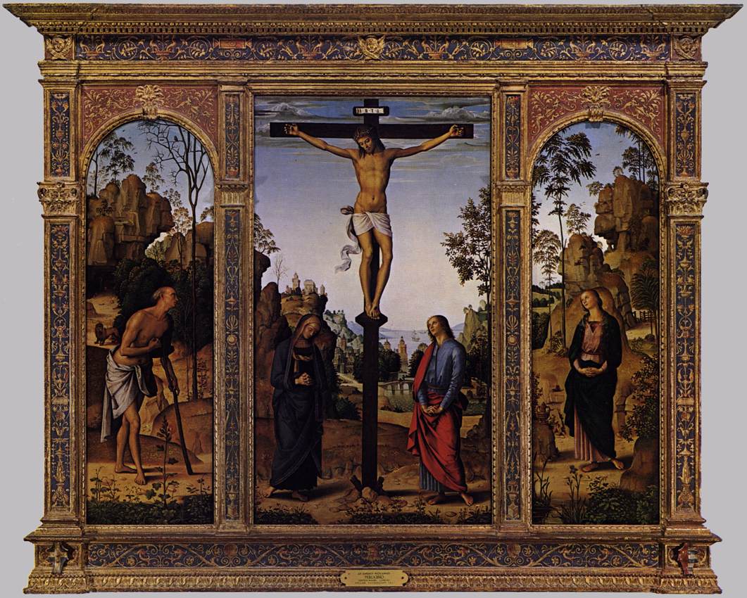 PERUGINO, Pietro The Galitzin Triptych af